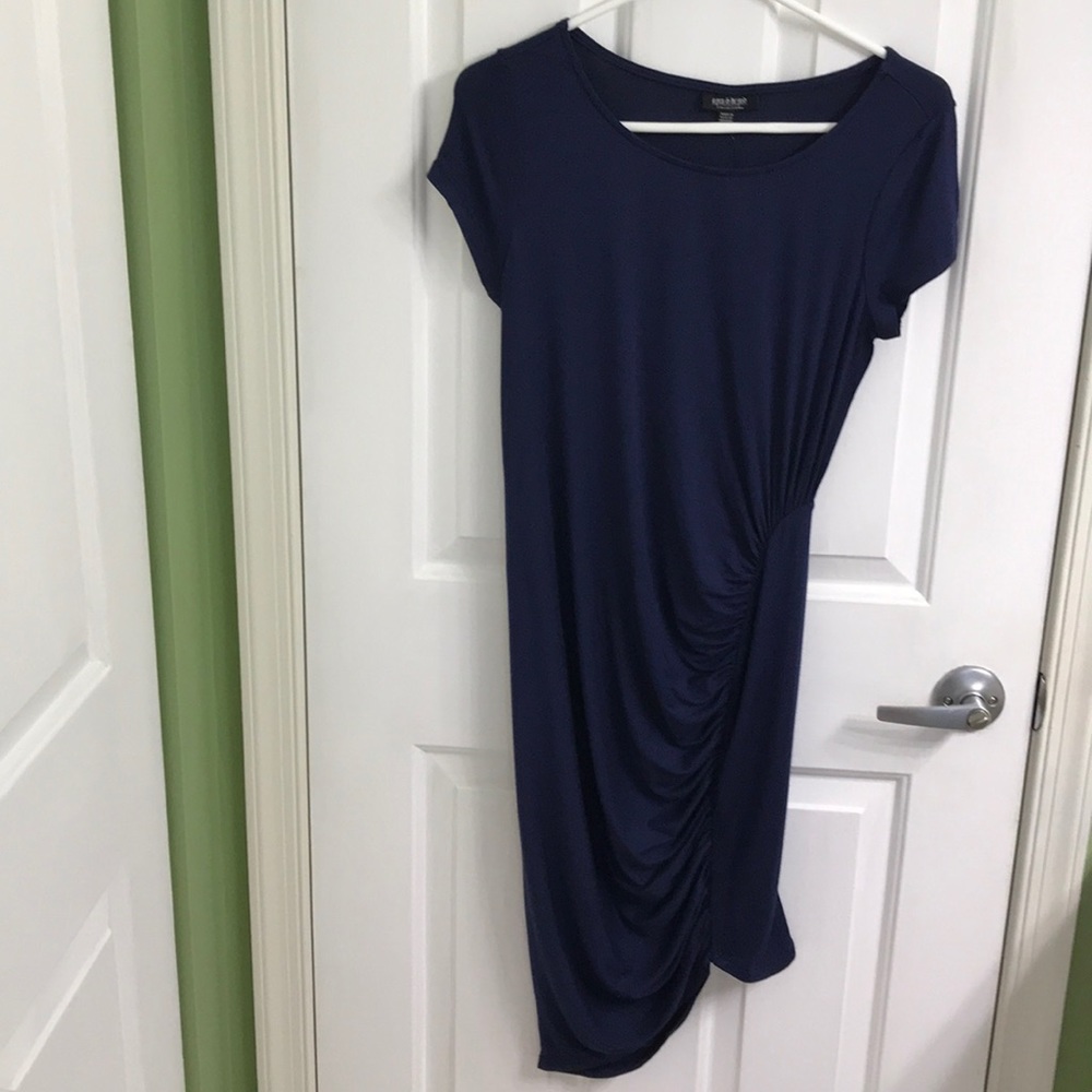 Navy blue maternity dress size medium NWT